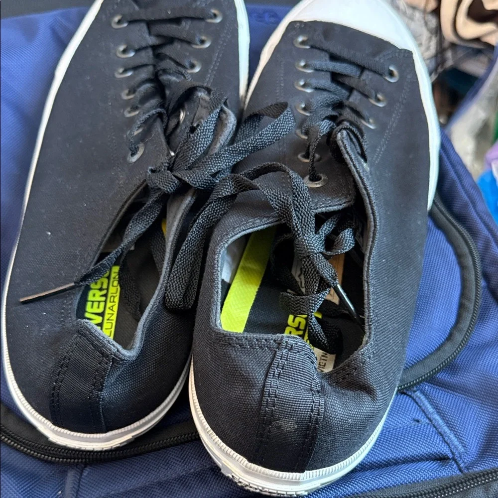 Converse Black and White Men's Sneakers - Picture 4 of 6